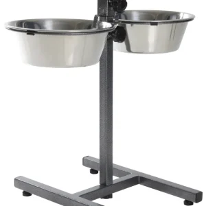 TRIXIE Edelstahl Napfbar 2 x 2800 ml / ø 24 cm Angebot